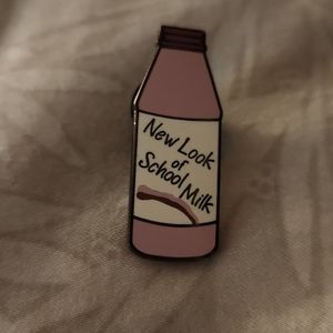 School milk graphic pin